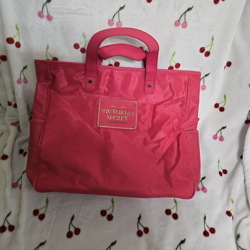 Victoria's Secret Fuchsia Tote Bag